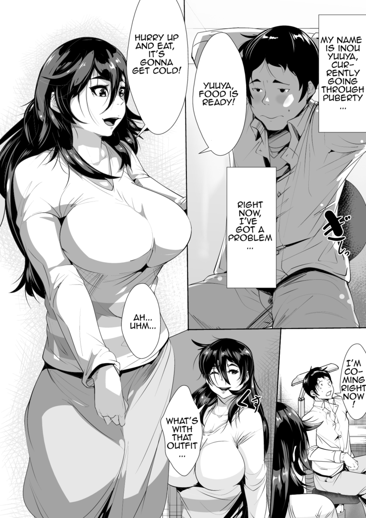 Haha ni Horeteshimatta Musuko to Kimochi wo Butsukeacchau Ichiya | Son's Hot One Night Encounter With His Adored Mother