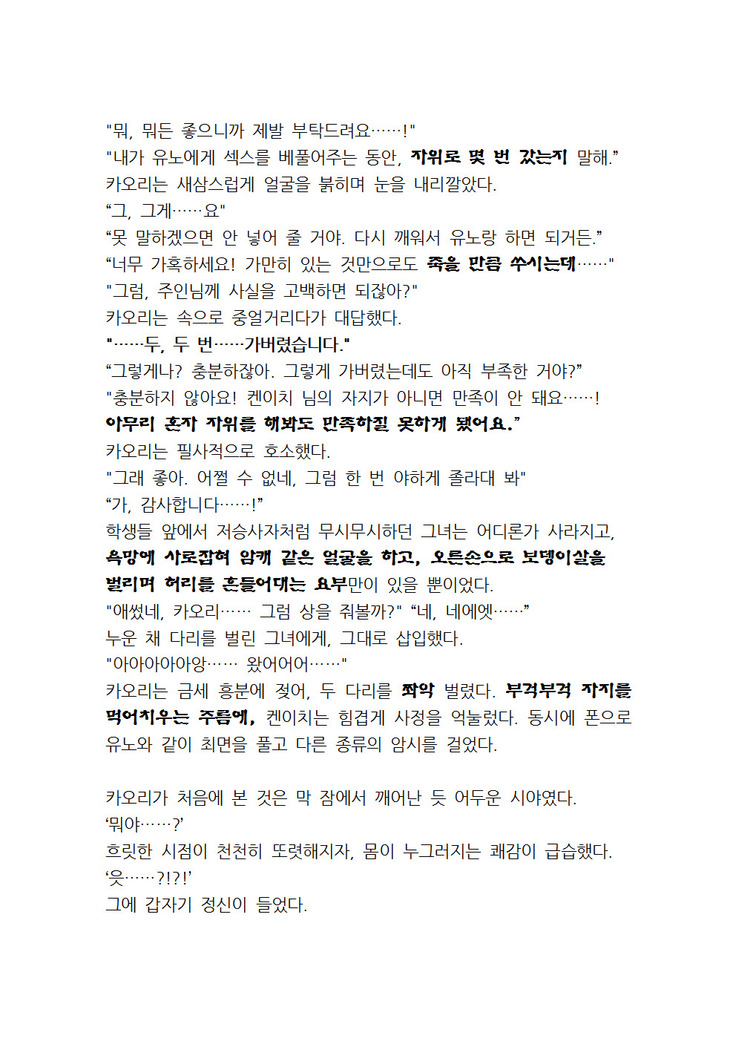 최면개조 소설