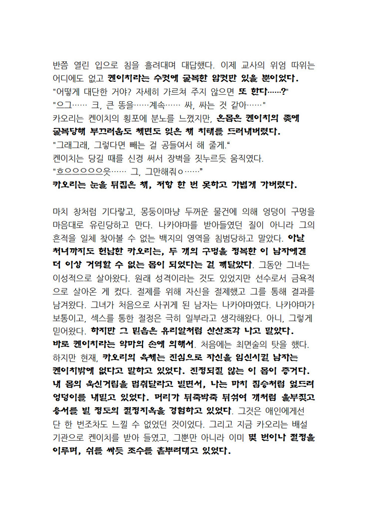 최면개조 소설