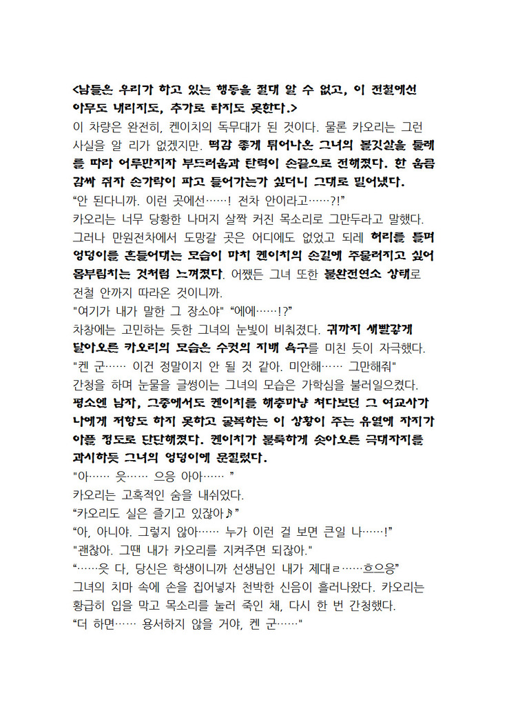 최면개조 소설