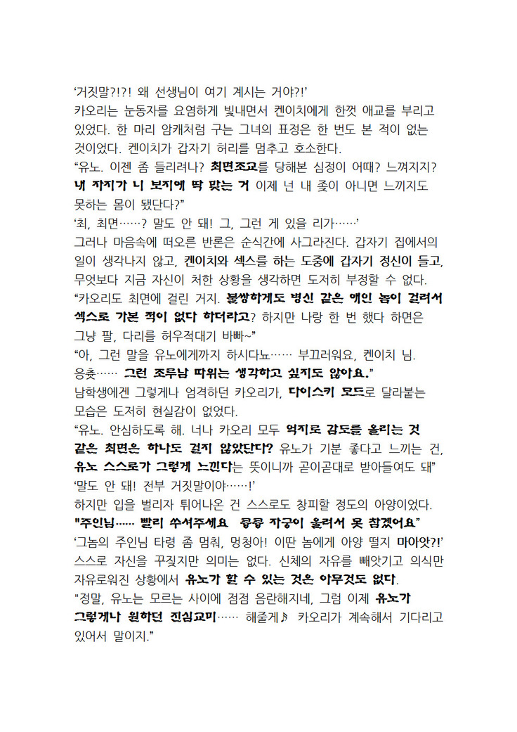 최면개조 소설