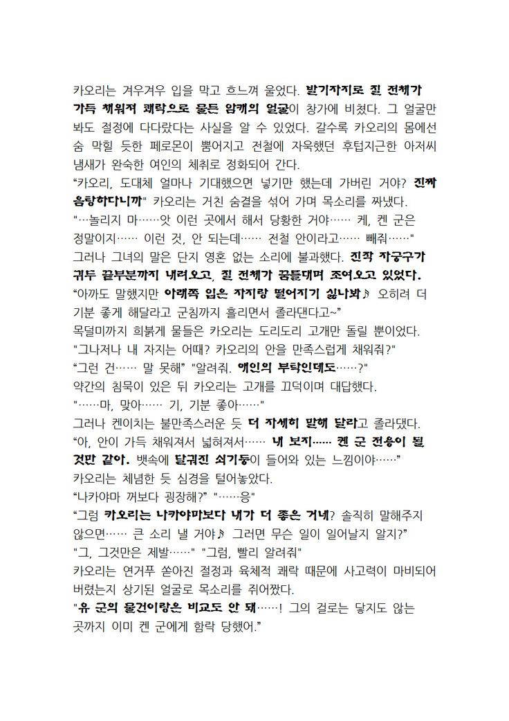 최면개조 소설