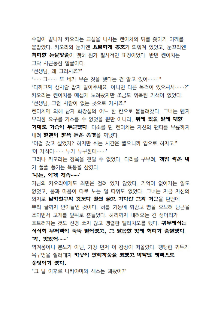 최면개조 소설