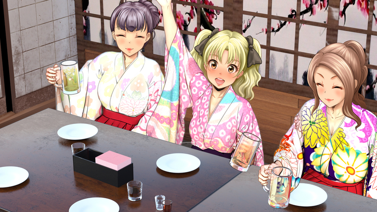 酔わせてヤッて大乱交！！ ～卒業式の飲み会でビッチ3人と乱交デビューしちゃいました～