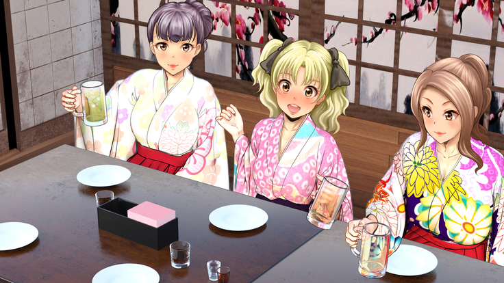 酔わせてヤッて大乱交！！ ～卒業式の飲み会でビッチ3人と乱交デビューしちゃいました～