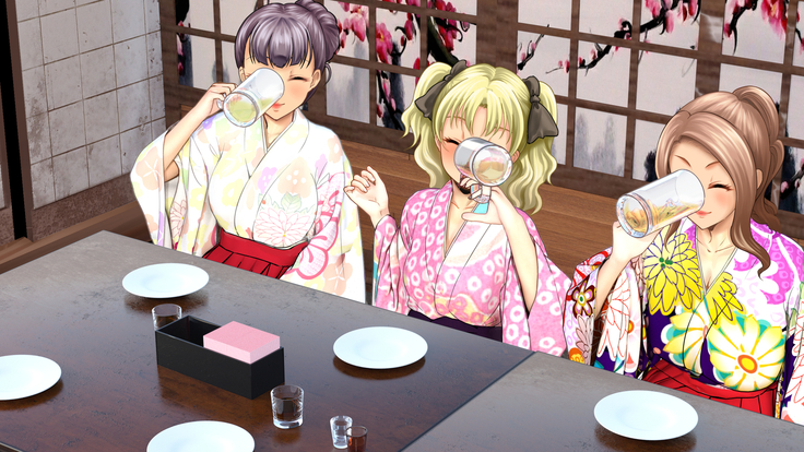 酔わせてヤッて大乱交！！ ～卒業式の飲み会でビッチ3人と乱交デビューしちゃいました～