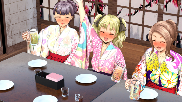 酔わせてヤッて大乱交！！ ～卒業式の飲み会でビッチ3人と乱交デビューしちゃいました～