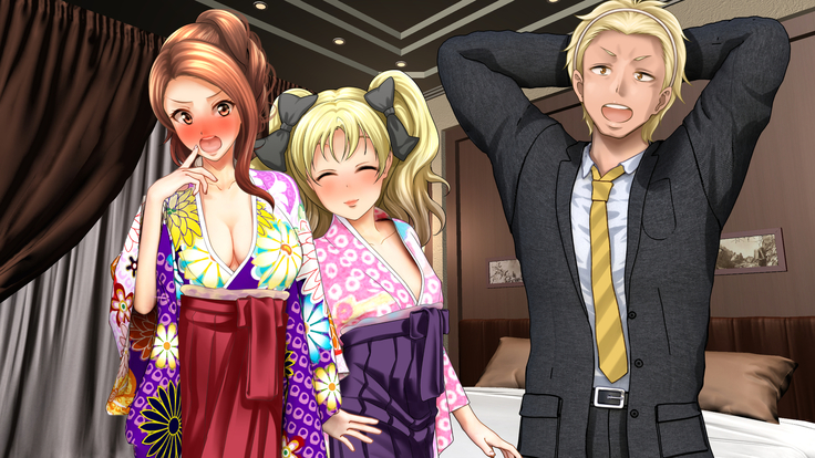 酔わせてヤッて大乱交！！ ～卒業式の飲み会でビッチ3人と乱交デビューしちゃいました～