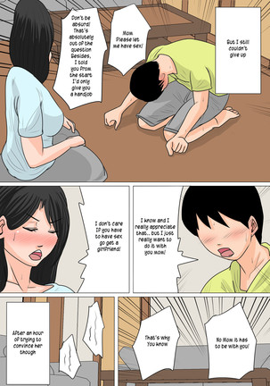 Konya no Okazu wa Okaa-san! ~Nakadashi Ari no Oyako Kankei~ | Tonight Mom gets me off! - Page 22