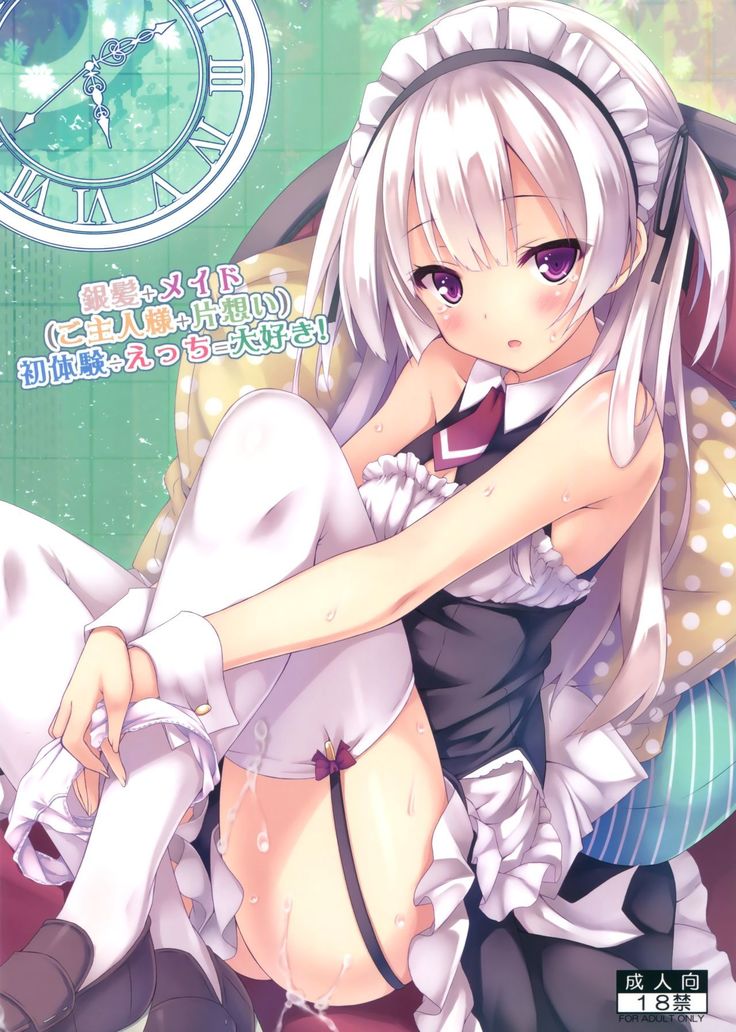Ginpatsu + Maid  Hatsutaiken ÷ Ecchi = Daisuki!  {Hennojin}