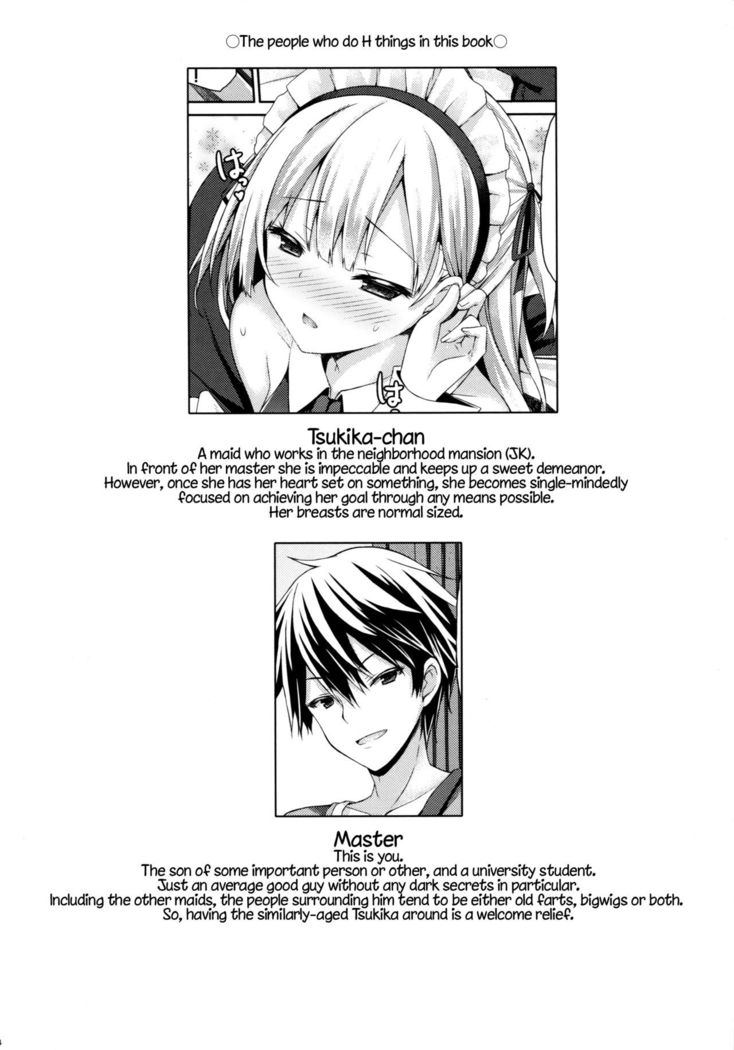 Ginpatsu + Maid  Hatsutaiken ÷ Ecchi = Daisuki!  {Hennojin}