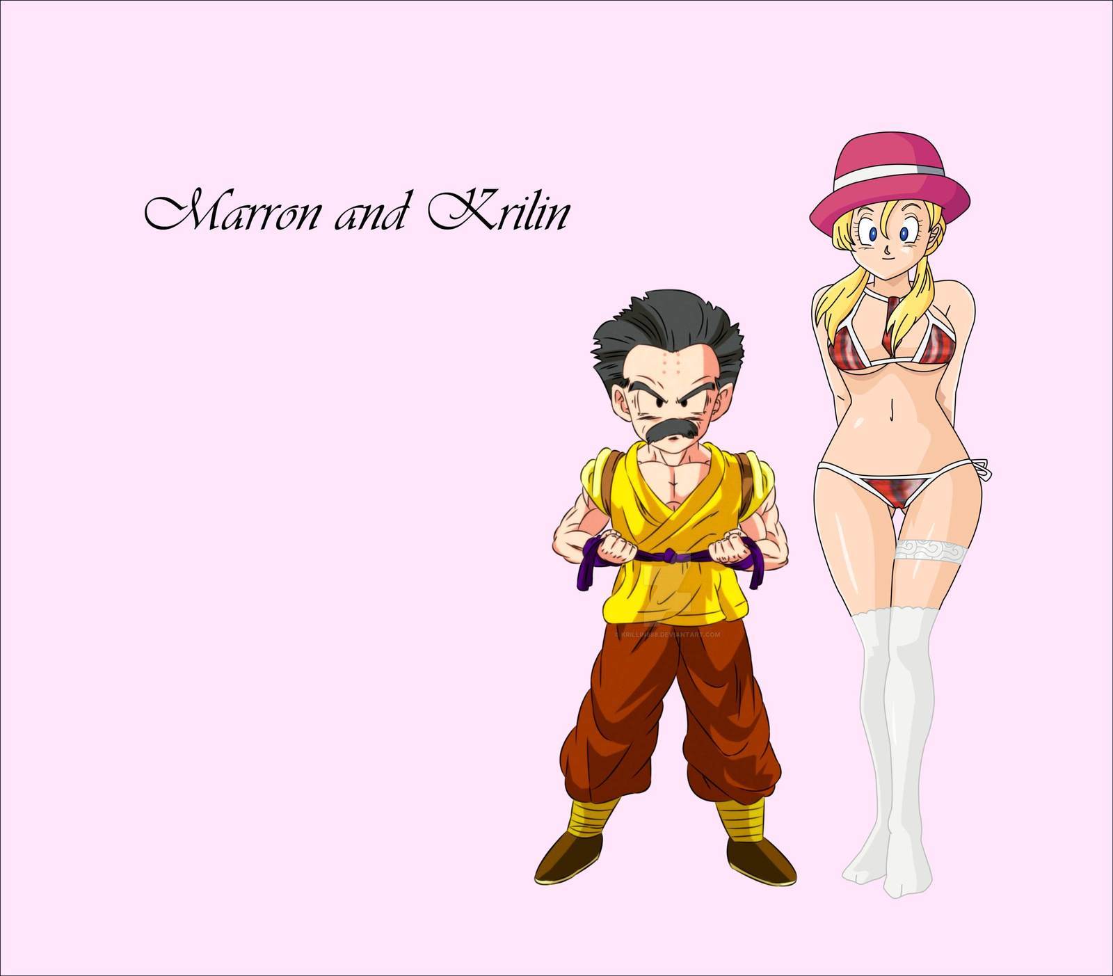 Marron and Krilin - English - Dragon Ball Hentai