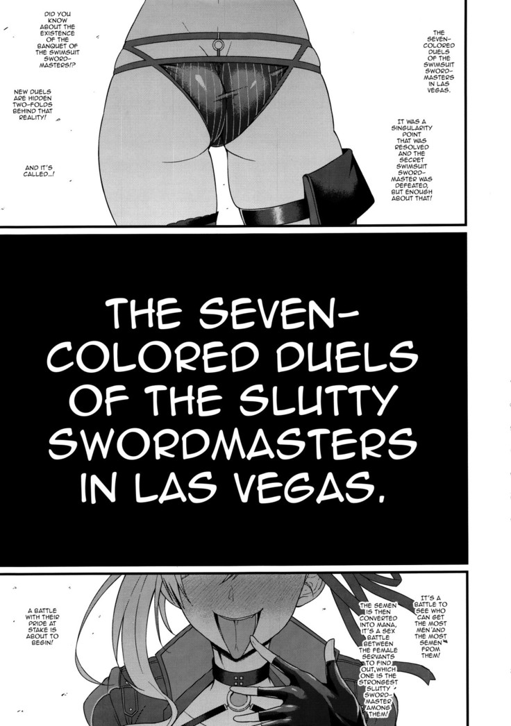 Las Vegas Bitch Kengou Sex Nanairo Shoubu | The Seven Colored Duels of the Slutty Swordmasters in Las Vegas