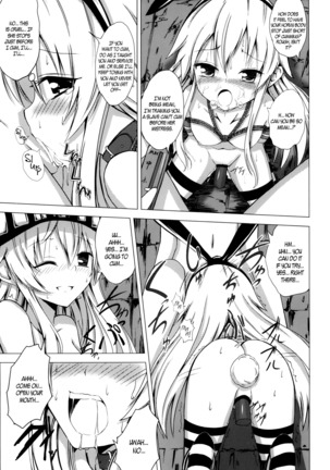 Kuubo Wo-Kyuu-chan no Shimakaze Yuri Dorei Choukyou ~Kairaku Choukyou Hen~ | Standard Carrier Wo-Class Shimakaze's Yuri Slave Training ~Pleasure Training~ Page #12