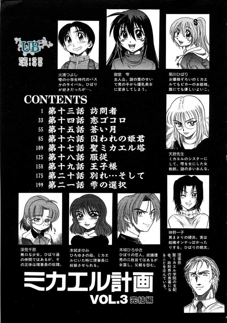 Michael Keikaku ~Kyou kara Boku wa Onnanoko~  미카엘계획 Vol. 3