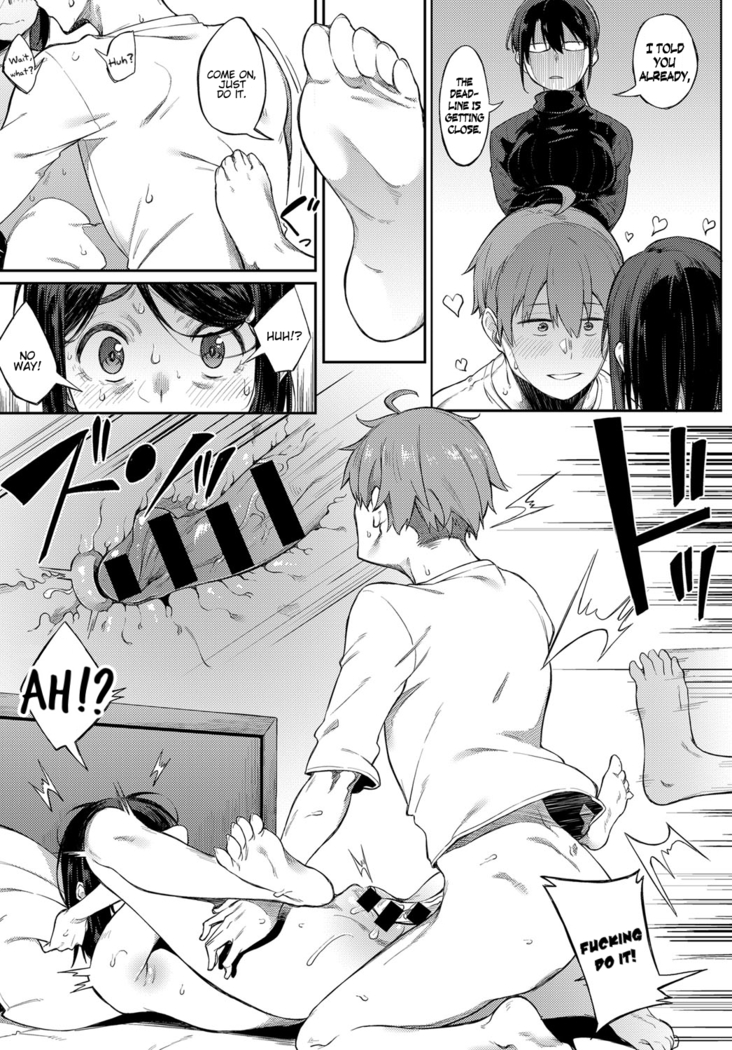 Shimekiri-Giri-Giri Threesome | End of the Line Deadline Threesome