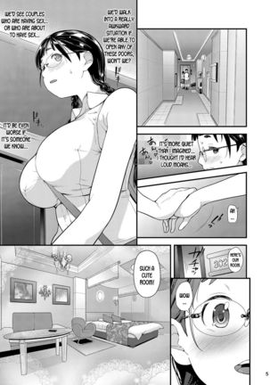 Jimiko to Ichinichijuu Sex 3 -Hajimete no Love Hotel- | Day Long Sex With A Plain Looking Girl 3 Page #5