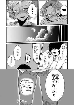 ダークエルフギャル男と夏海3p脱童貞 Page #23