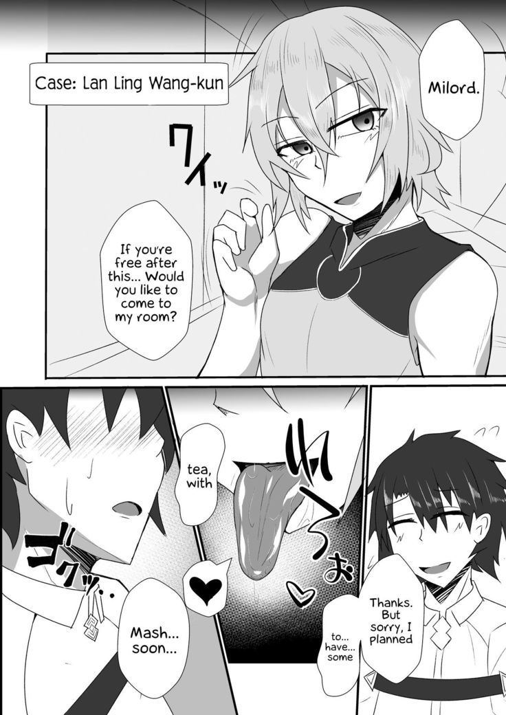 Astolfo-kun to Shinsatsu-kun to Lanling Wang-kun ga Gudao o Ijimeru Hon | Book about bullying Astolfo-kun, Shinsatsu-kun, and Lanling Wang-kun