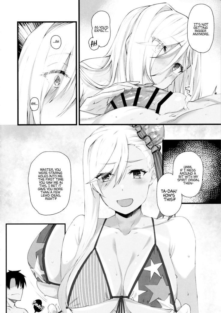 Musashi-chan ga Ecchi Sugiru kara Asedaku Mizugi Sex o Shiyou