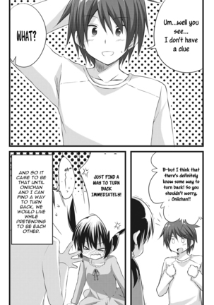 Onii-chan to Exchange!! ~Bro-con na Imouto to Ani no Karada ga Irekawatte Shimatta Jian~ - Page 18