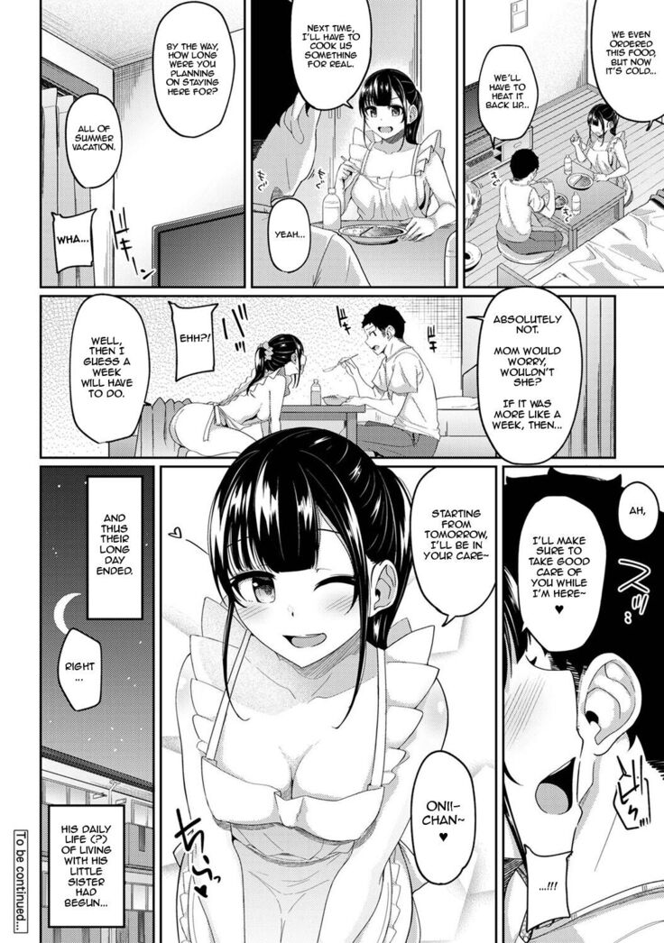 Asa Okitara Imouto ga Hadaka Apron Sugata datta node Hamete Mita | I Woke Up to my Naked Apron Sister and Tried Fucking Her Ch. 1-9