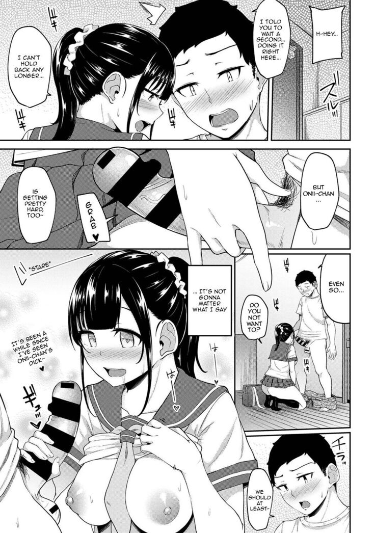 Asa Okitara Imouto ga Hadaka Apron Sugata datta node Hamete Mita | I Woke Up to my Naked Apron Sister and Tried Fucking Her Ch. 1-9