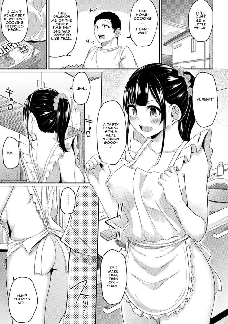 Asa Okitara Imouto ga Hadaka Apron Sugata datta node Hamete Mita | I Woke Up to my Naked Apron Sister and Tried Fucking Her Ch. 1-9