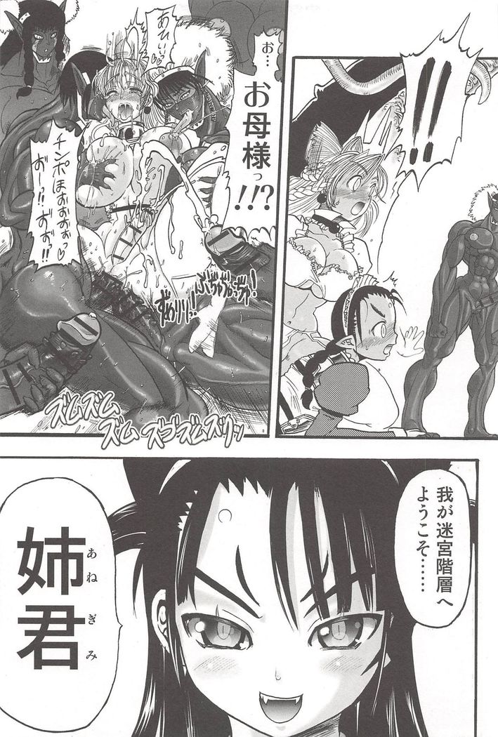 Futari no Meikyuu Oujo ~Futanari Haha Shimai no Dekiai Harem~ + Toranoana Illust Card