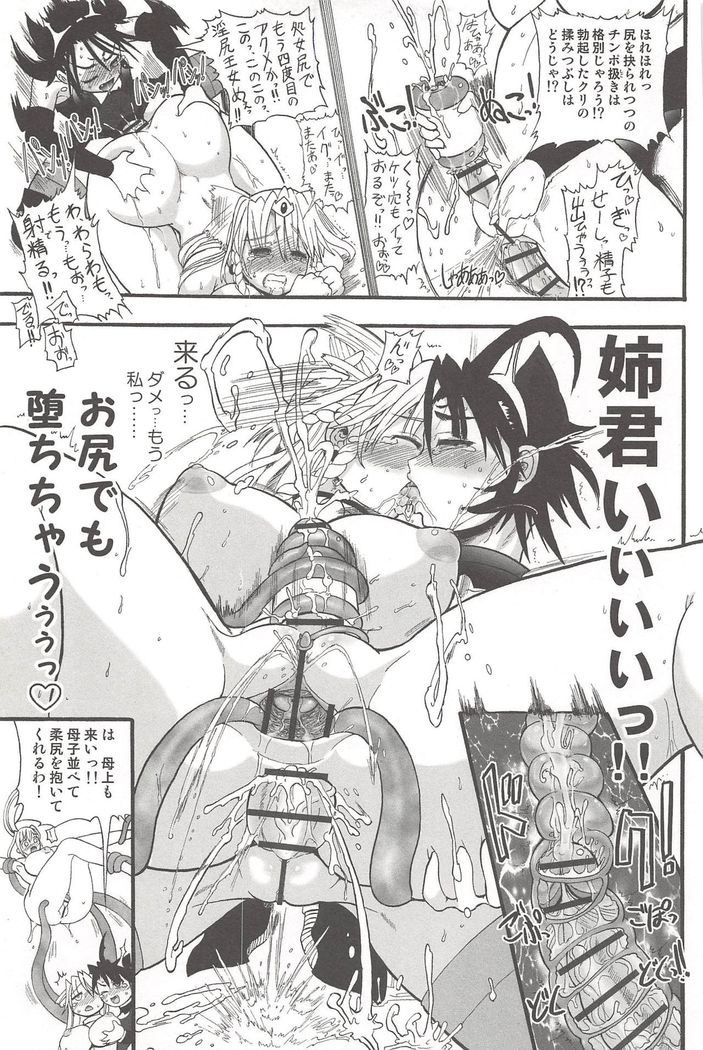 Futari no Meikyuu Oujo ~Futanari Haha Shimai no Dekiai Harem~ + Toranoana Illust Card