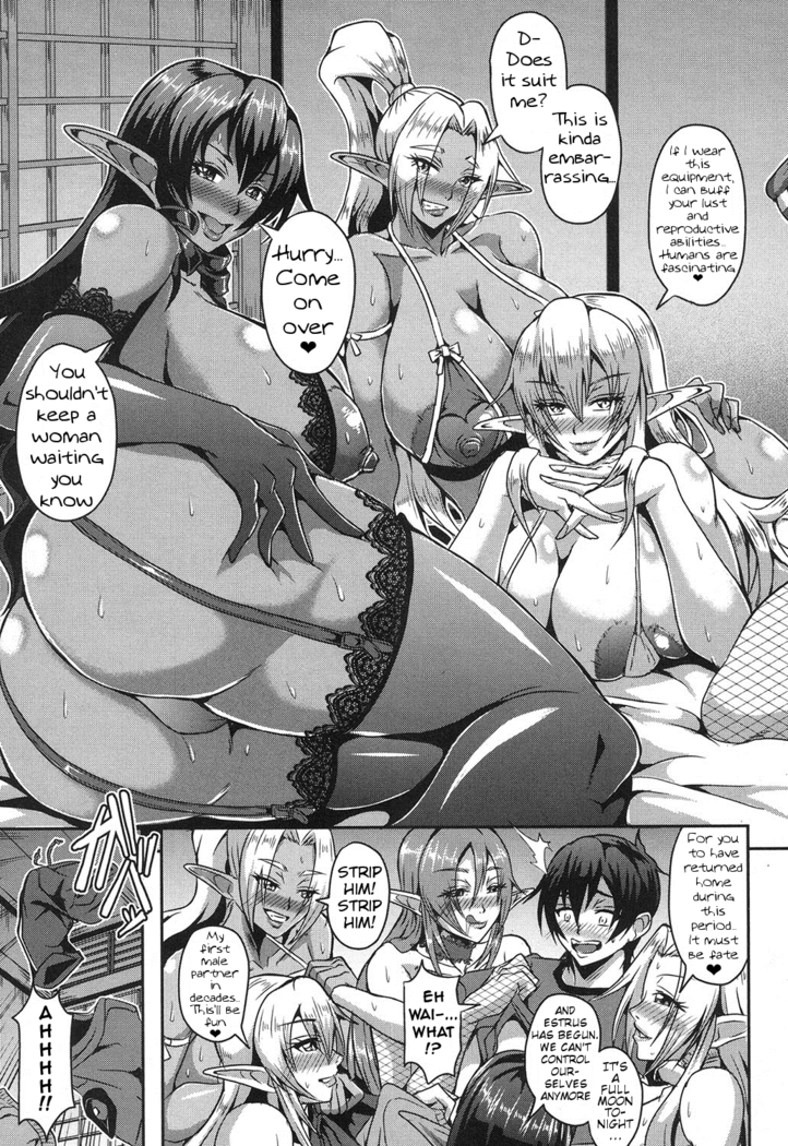 Elf Harem no Mori to Kozukuri Keiyaku | Baby-making contract with a harem of forest elves