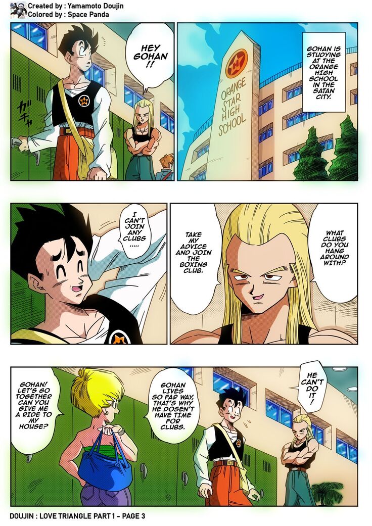 LOVE TRIANGLE Z - Gohan, Erasa to Deau
