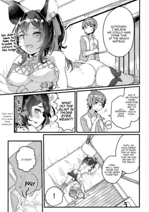 Ilsa-san to Guste de Vacances | A Vacation to Auguste Isles With Ilsa-san Page #8