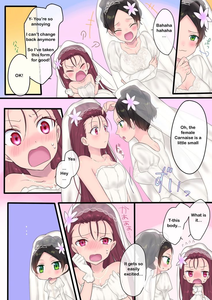 Eien, Kaimasu ~Mahou de "Hime" ni Sareta Yuusha to, Maou no Monogatari~ | Forever a Bride: The Story of a hero magically turned into a "princess" and a Demon King