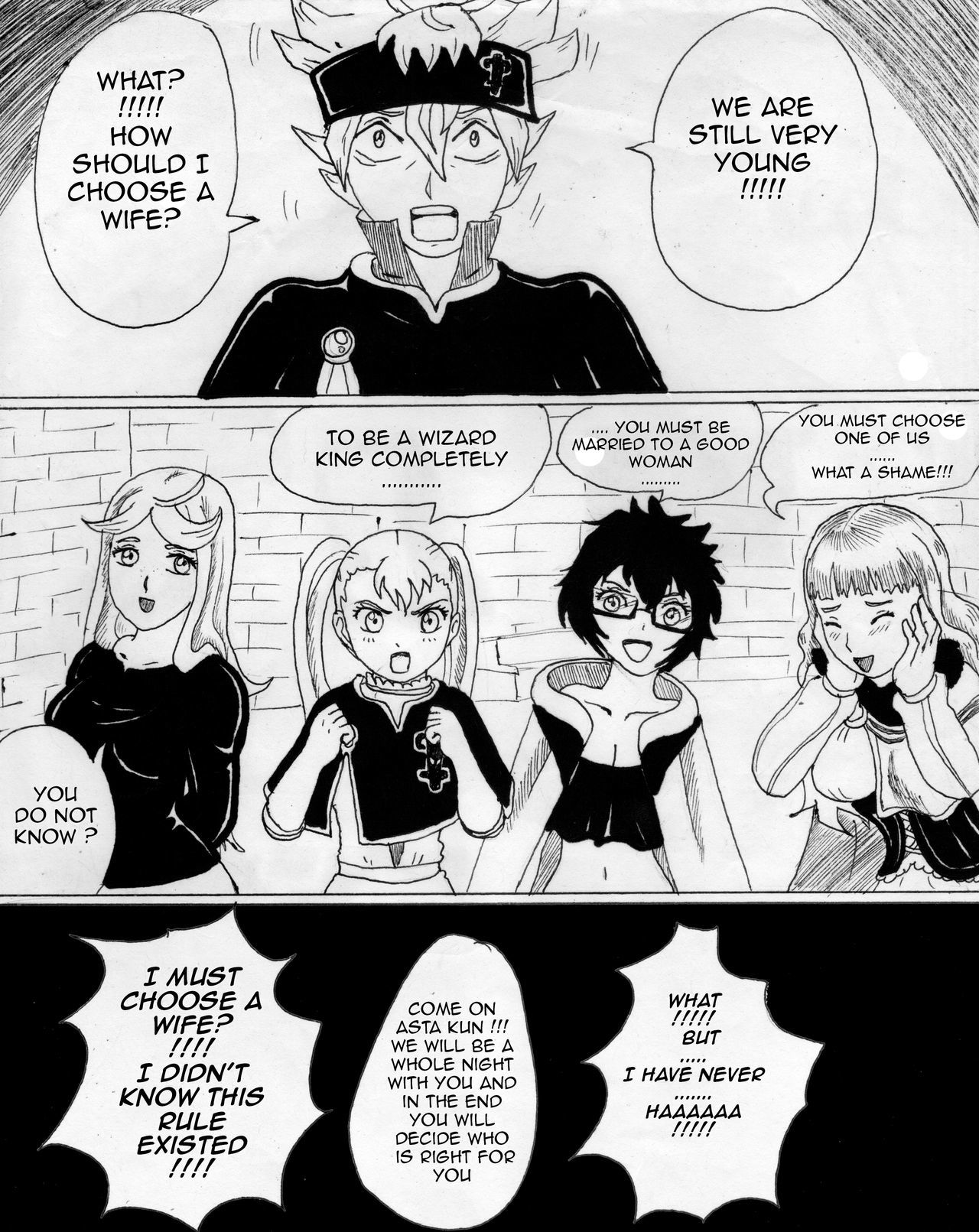 Choose a Wife - black clover - Hentai Manga & Doujins