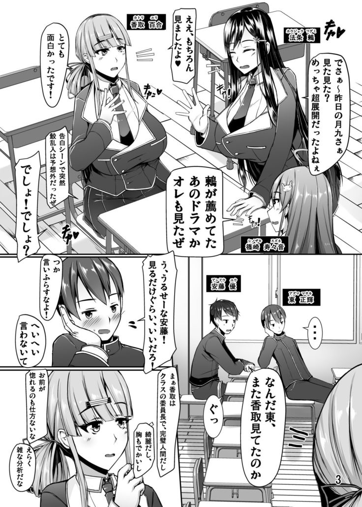 Ninki EroTuber no Bakunyuu Nekokaburi Iinchou-san to Okujou de Nariyuki Love Love Ecchi Suru Koto ni Natta Ohanashi