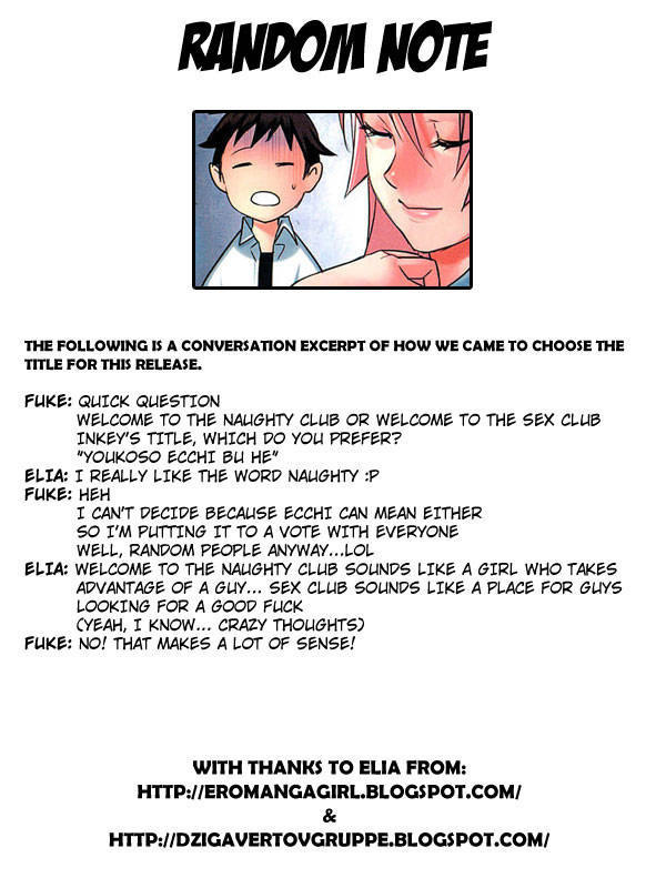 Welcome to the Naughty Club