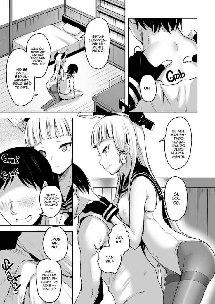 Chotto S na Murakumo to Kekkyoku Ichatsuku Hon | A Lil’ Bit Sadistic Murakumo Has Her Fun With Admiral (decensored)