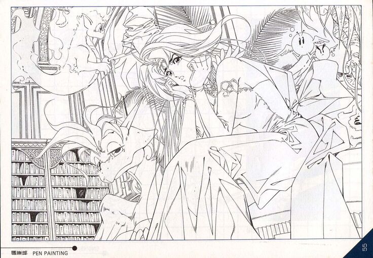 Hong Kong Manga Freeman Illustration Work