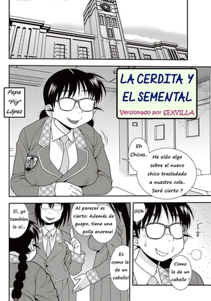LA CERDITA Y EL SEMENTAL