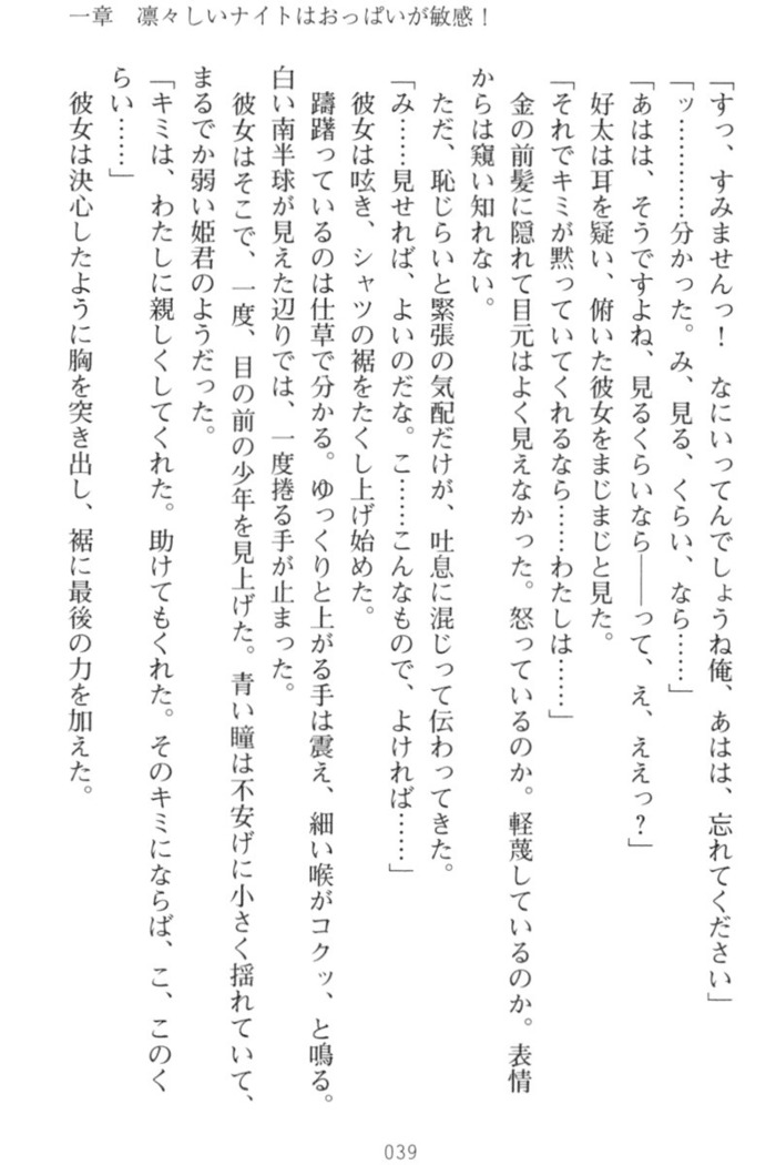 おっぱい騎士を調教してみませんか？