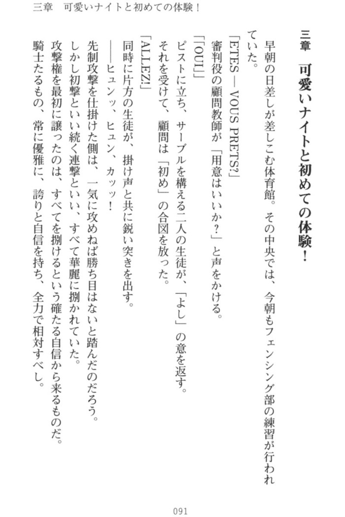 おっぱい騎士を調教してみませんか？
