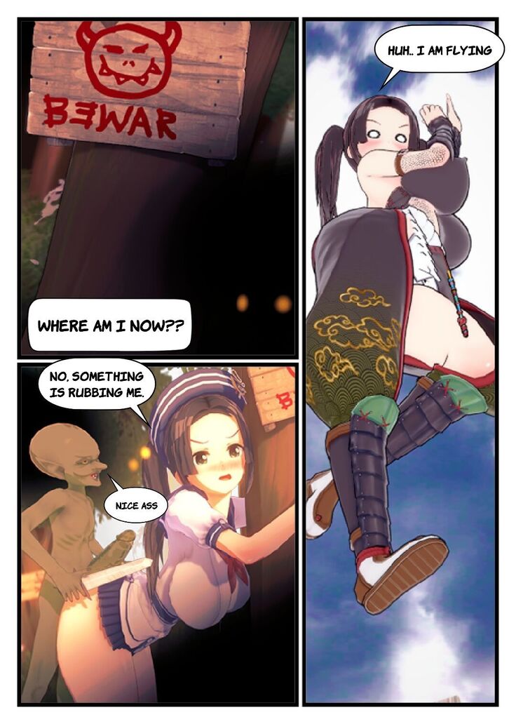 Ugly alien sister becomes hot