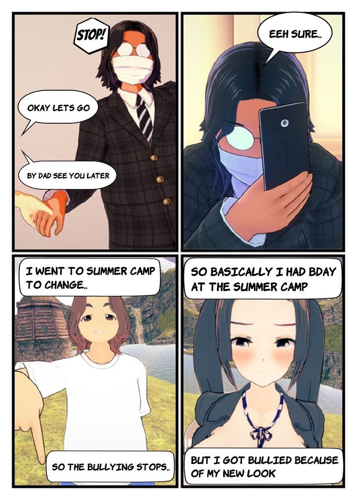 Ugly alien sister becomes hot