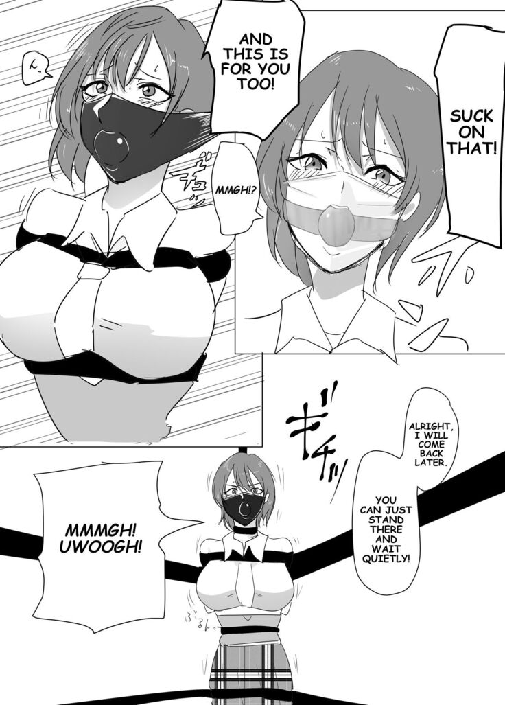 high school girl caught in a trap
