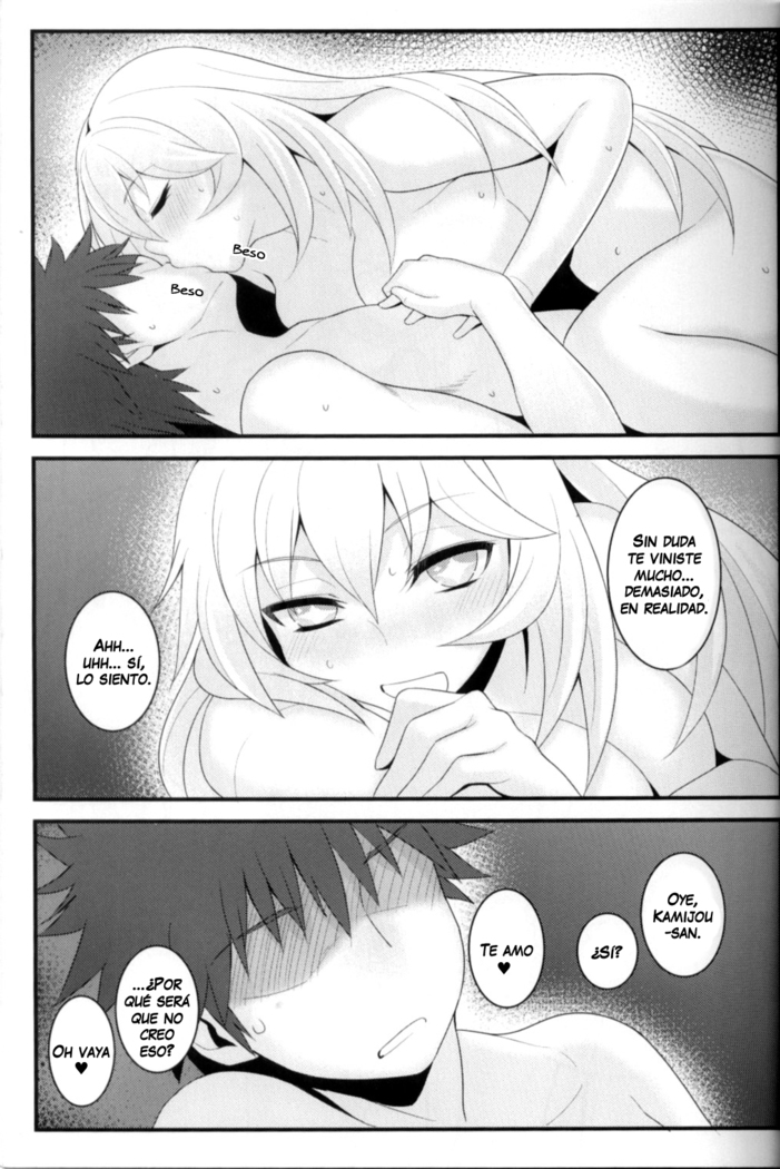 Tatoeba Shokuhou-san ga Kamijou-san to Chucchu Shitari Suru Sonna Sekai ga Moshi Aru tosureba.
