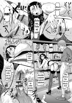 Toshokan no Jukuchijo | La Pervertida Mujer Madura de la Biblioteca Page #17