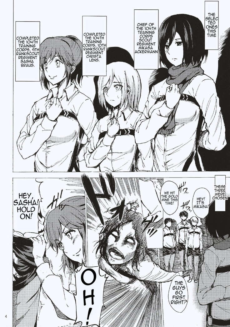 Survey Corps Backstage Special Training (Shingeki no Kyojin) English