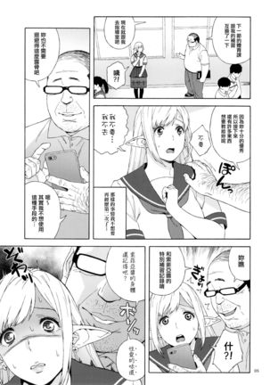 Tenkousei JK Elf 2 -Kegasareta Konyaku no Akashi- Page #6