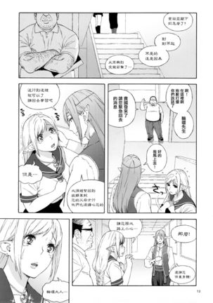 Tenkousei JK Elf 2 -Kegasareta Konyaku no Akashi- Page #14